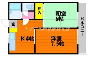 グランドールマンションの物件間取画像